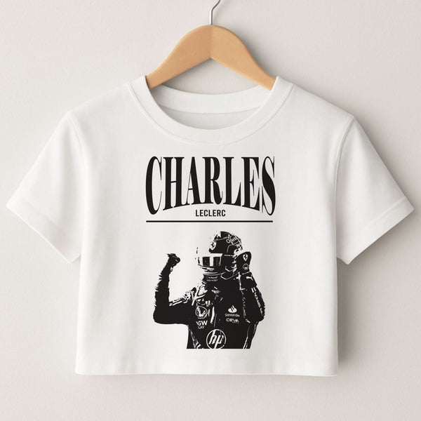 Charles Red And Gold Crop Top