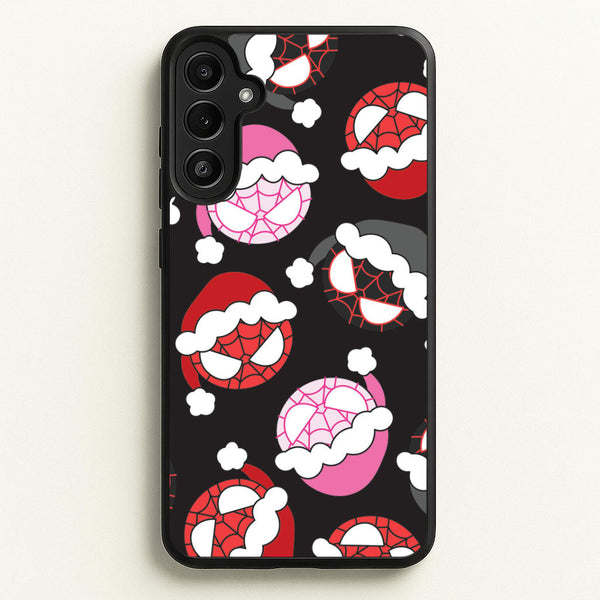 Spider Heroes Christmas Pattern Galaxy A36 Case