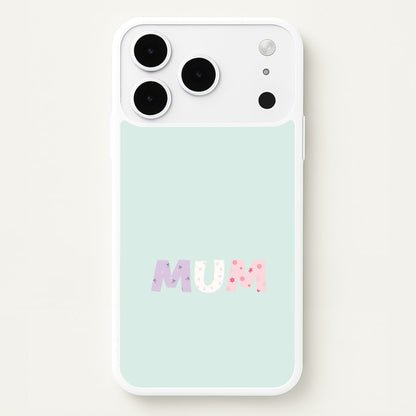 Mum Patchwork iPhone 17 Pro Case