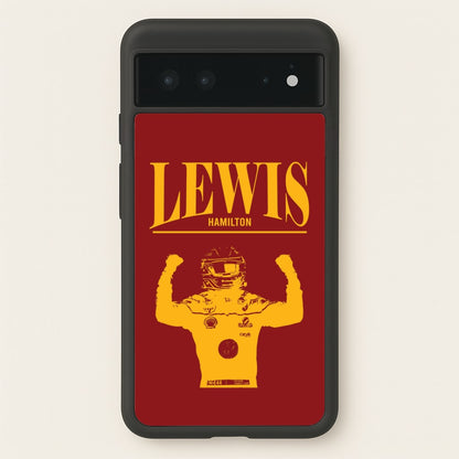 Lewis Red And Gold Google Pixel 6 Case