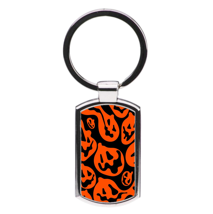 Pumpkin Pattern Luxury Keyring