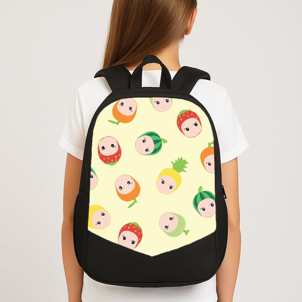 Fruit Angels Pattern School Bag