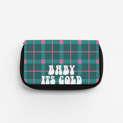 Baby It's Cold Outside Tartan Pencil Case