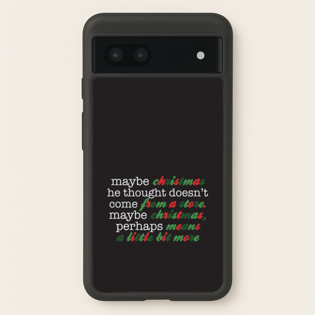 Green Creature Quote Google Pixel 7a Case