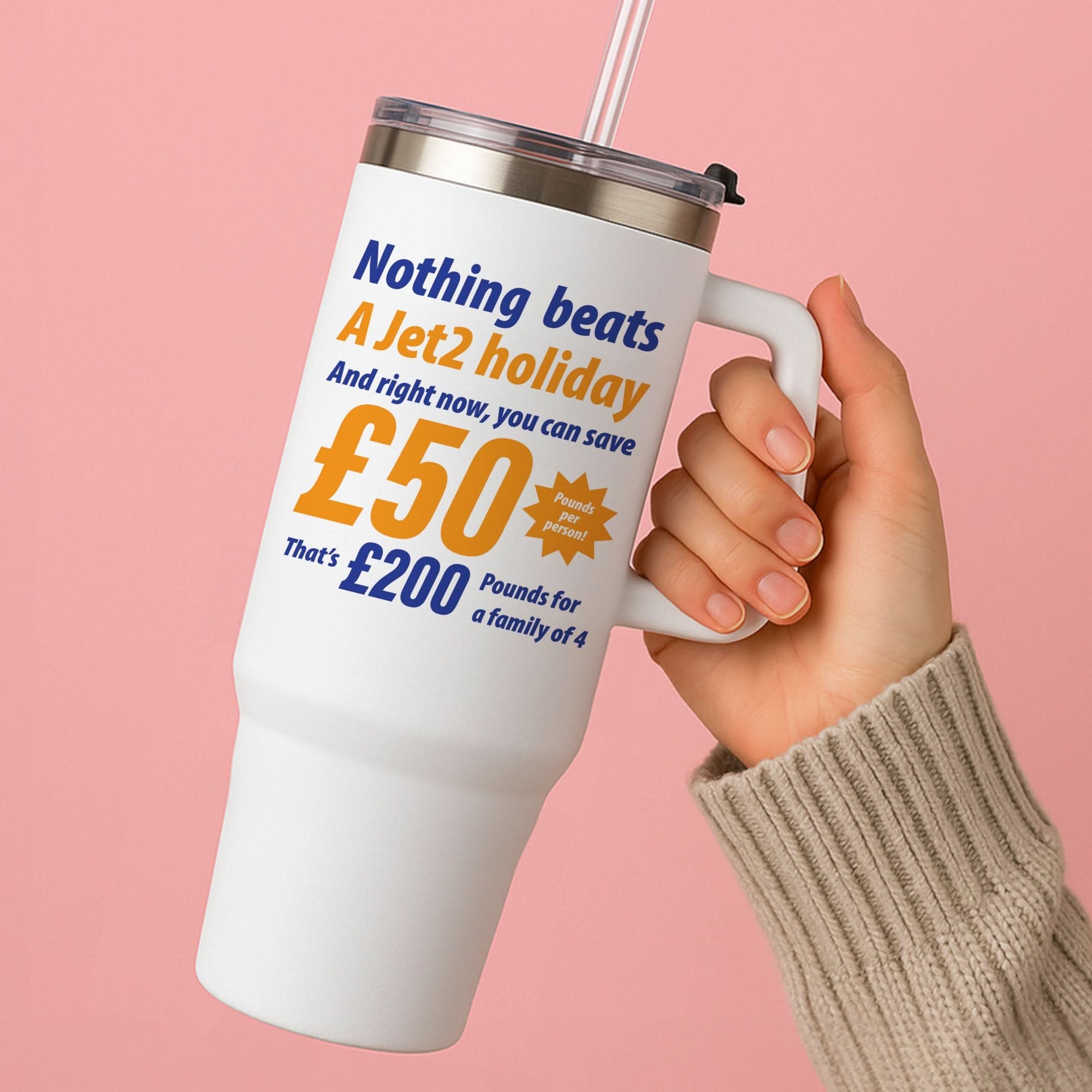 Nothing Beats A Jet Holiday Tumbler