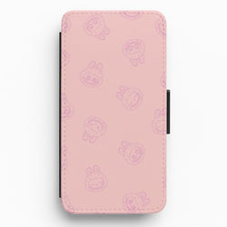 Monsters Outline Pattern II Flip / Wallet Phone Case