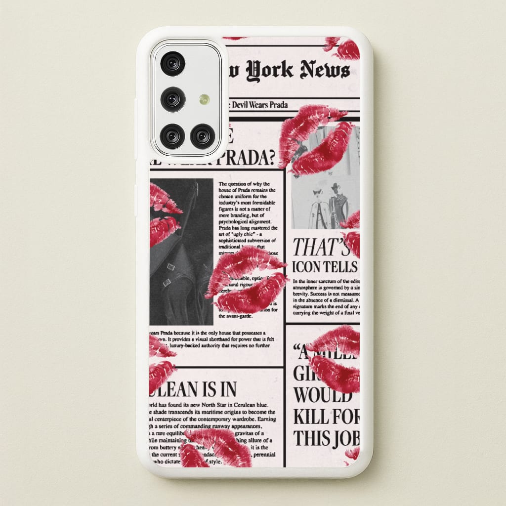 Headline Kisses Galaxy A71 Case