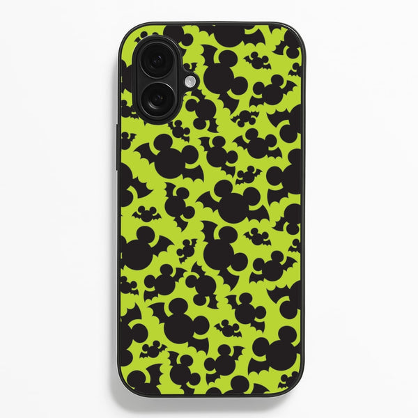 Mouse Bats Pattern iPhone 16 Plus Case