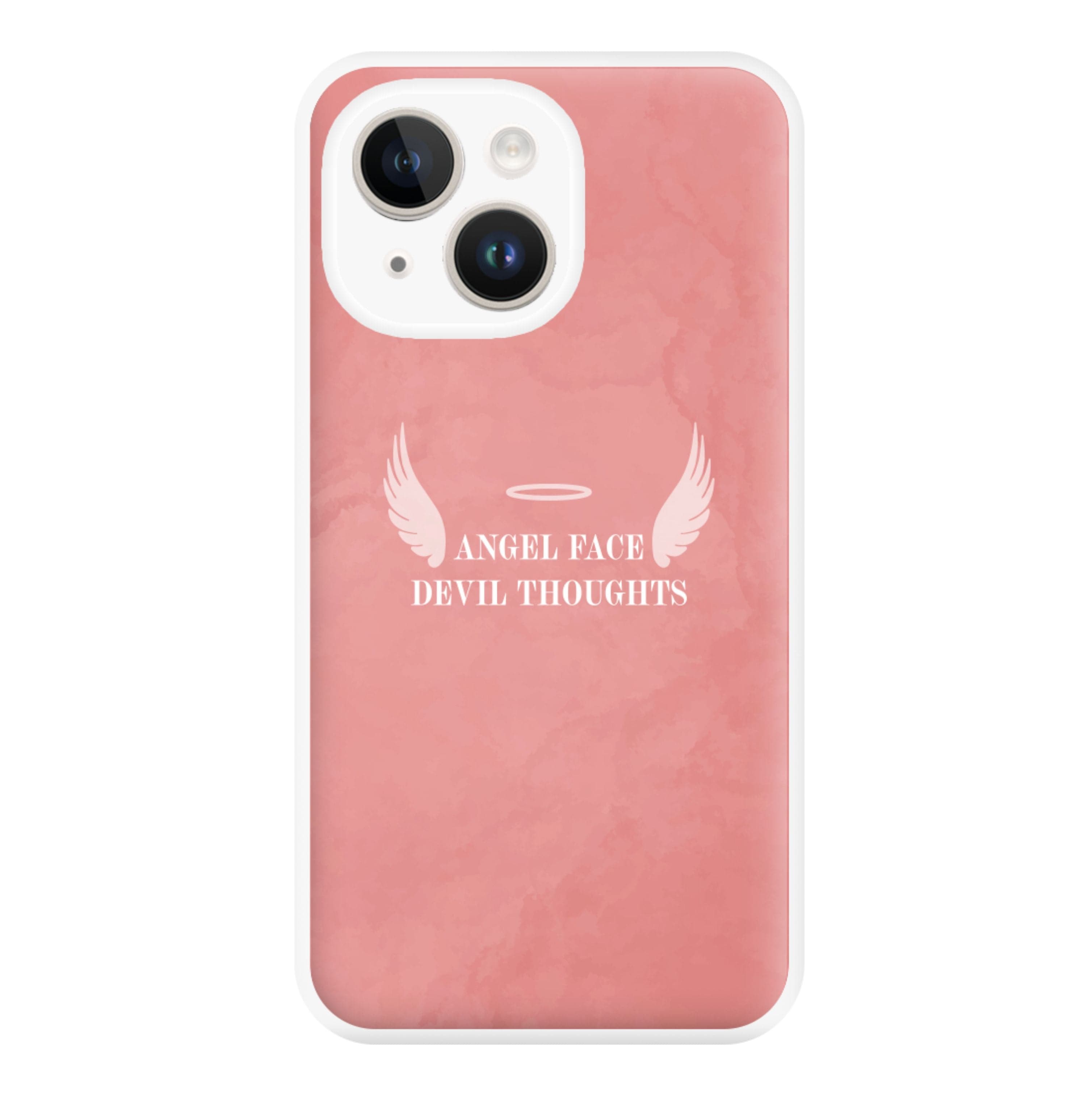 Angel Face Devil Thoughts Phone Case