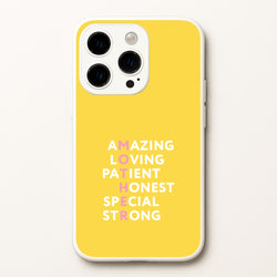 Mother Anagram iPhone 14 Pro Max Case
