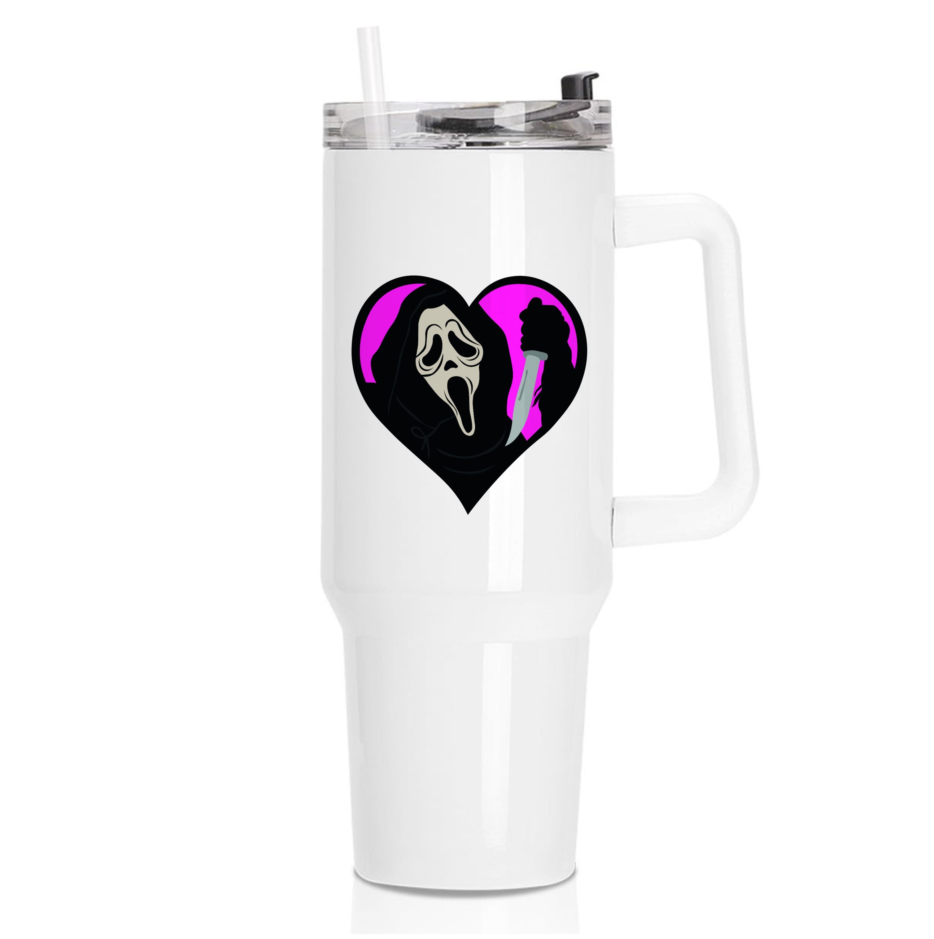 Heart face - Halloween Tumbler