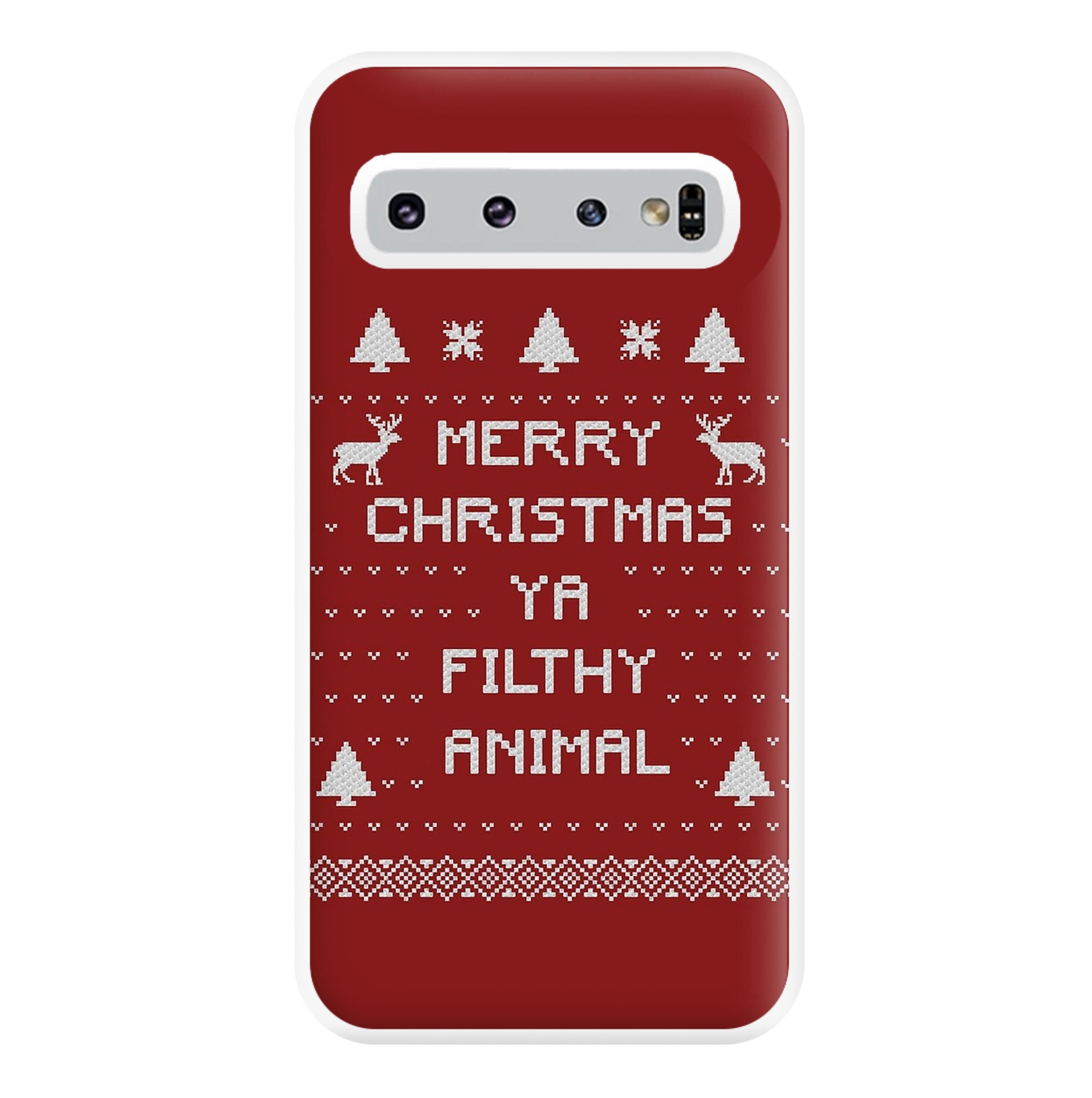 Merry Christmas Ya Filthy Animal Phone Case