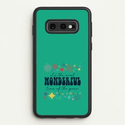 The Most Wonderful Time Of The Year Geometric Galaxy S10e Case