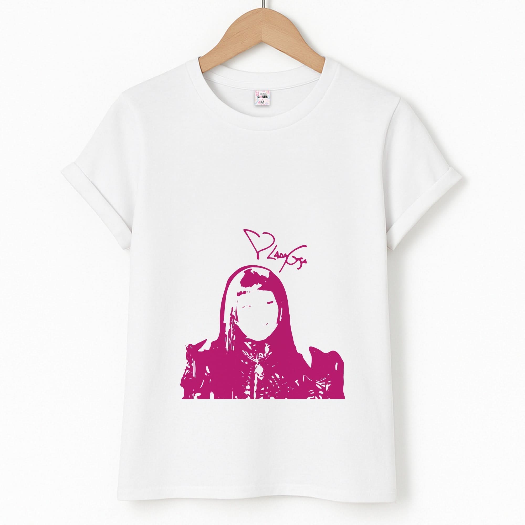 Pink Gaga Silhouette  Unisex T-Shirt