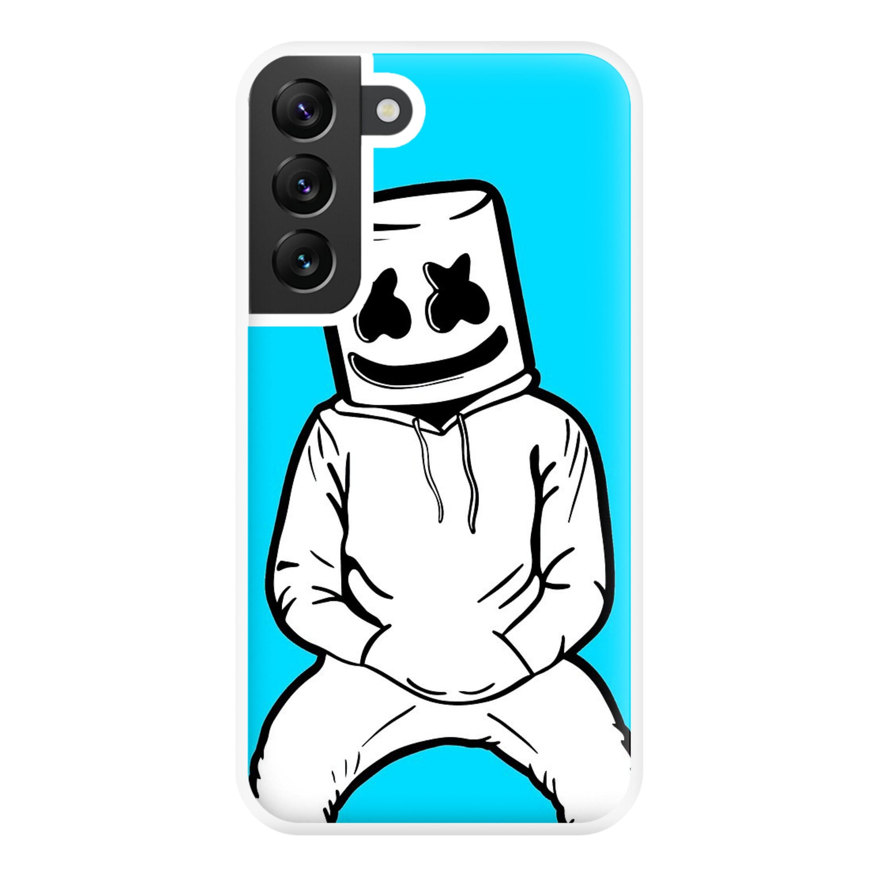 Blue White Helmet DJ Phone Case