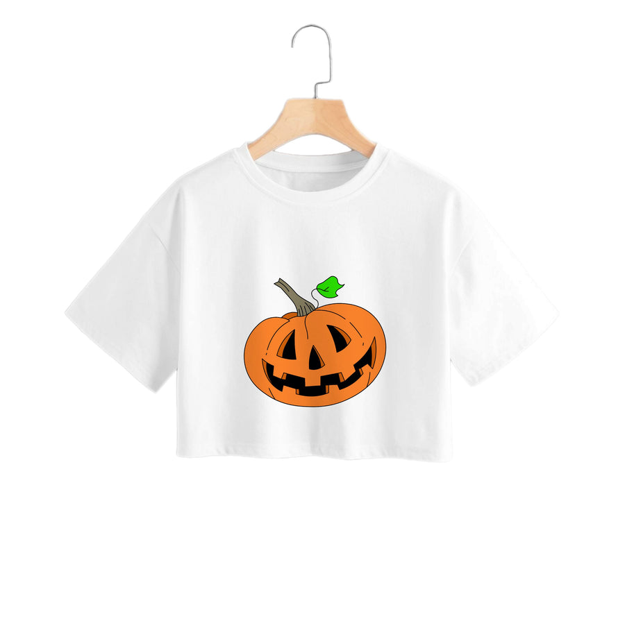 Pumpkin Green - Halloween Crop Top