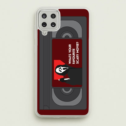 Horror Movie 7 VHS Tape Galaxy A12 Case