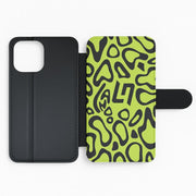 Norris Helmet Pattern Flip / Wallet Phone Case 2