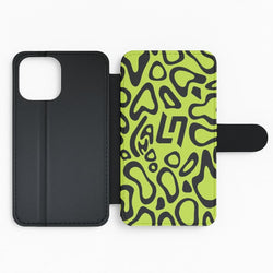 Norris Helmet Pattern Flip Phone Case