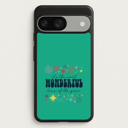 The Most Wonderful Time Of The Year Geometric Google Pixel 9 / 9 Pro Case
