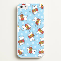 Present And Snowflakes Moom Pattern iPhone 5 / 5s / SE 2016 Case