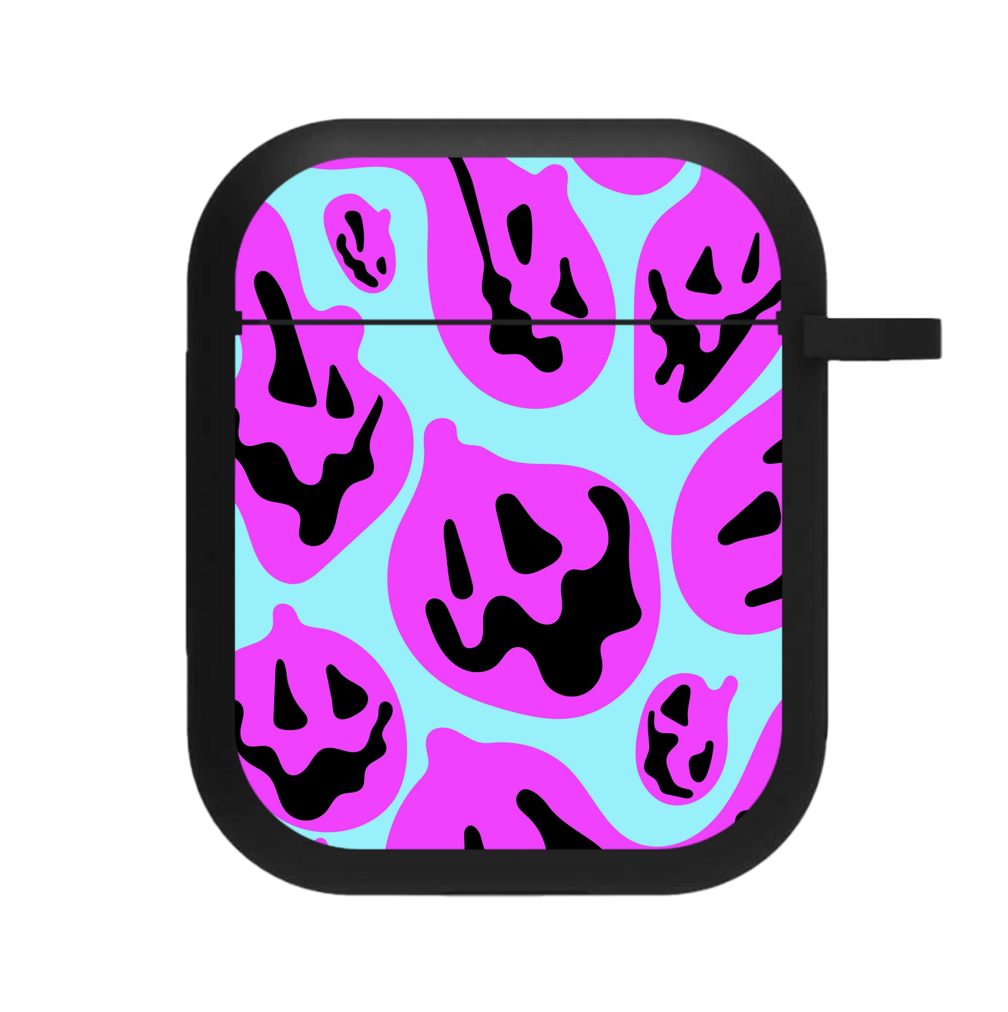 Pumpkin Blue Pattern AirPods Case