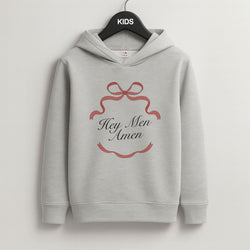 Hey Men Grey Kids Hoodie