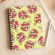 Disco Baubles Pattern Notebook 3