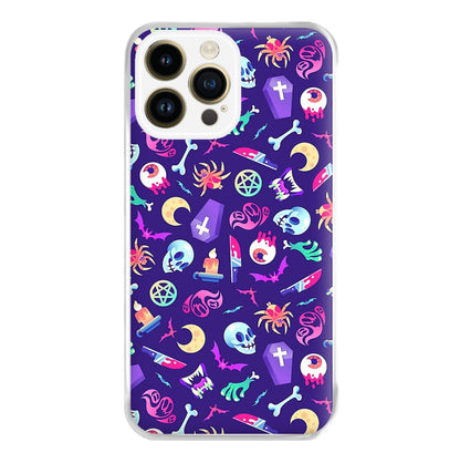 Horroriffic Halloween Pattern Phone Case