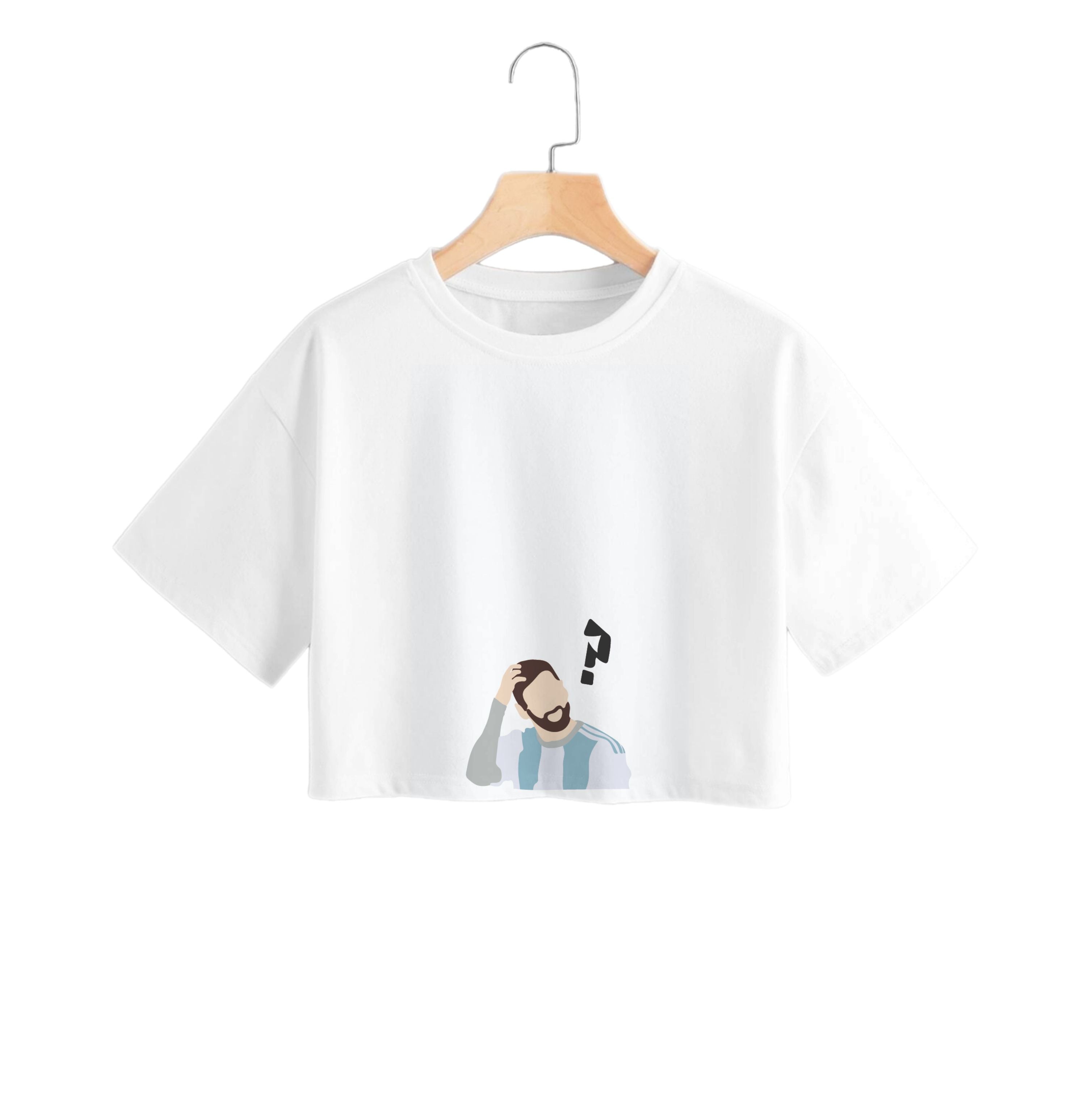 Question Mark - Messi Crop Top