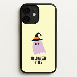 Purple Ghost Halloween Vibes iPhone 11 Case
