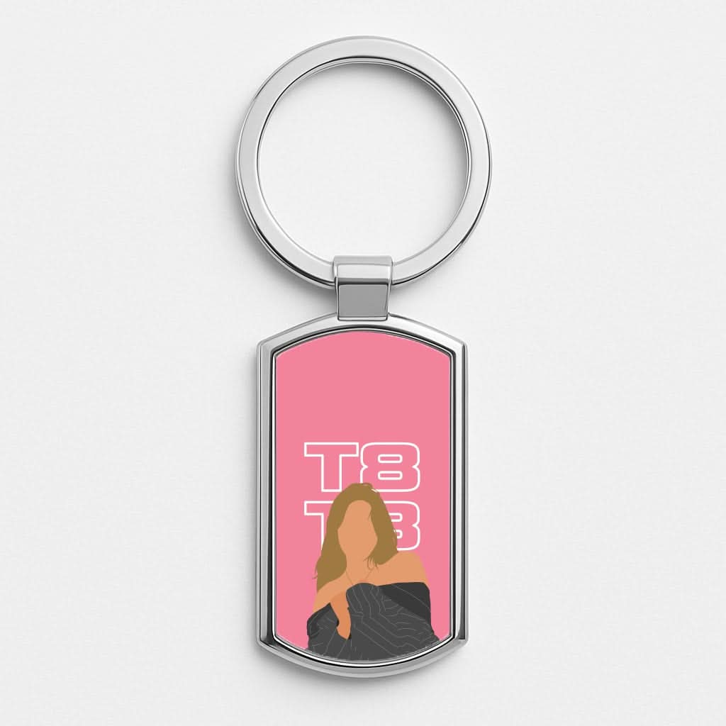 T8 Pink  Luxury Keyring