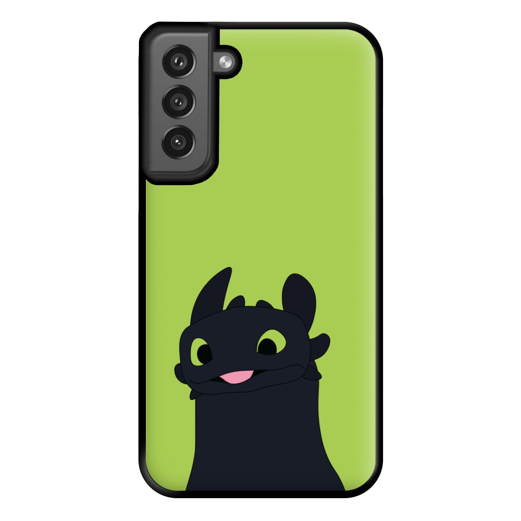 Black Fury Dragon Galaxy S21FE Case