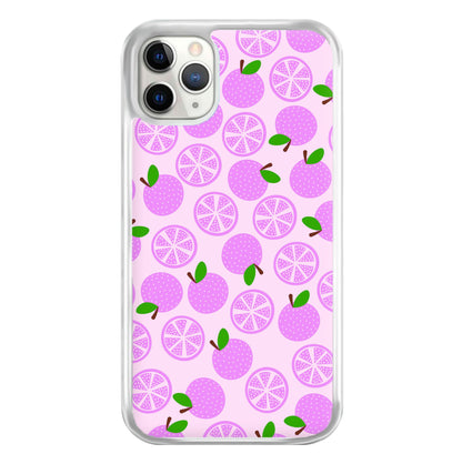 Textured Grapefruit Pattern Phone Case