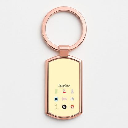 Trinkets Rose Gold Keyring