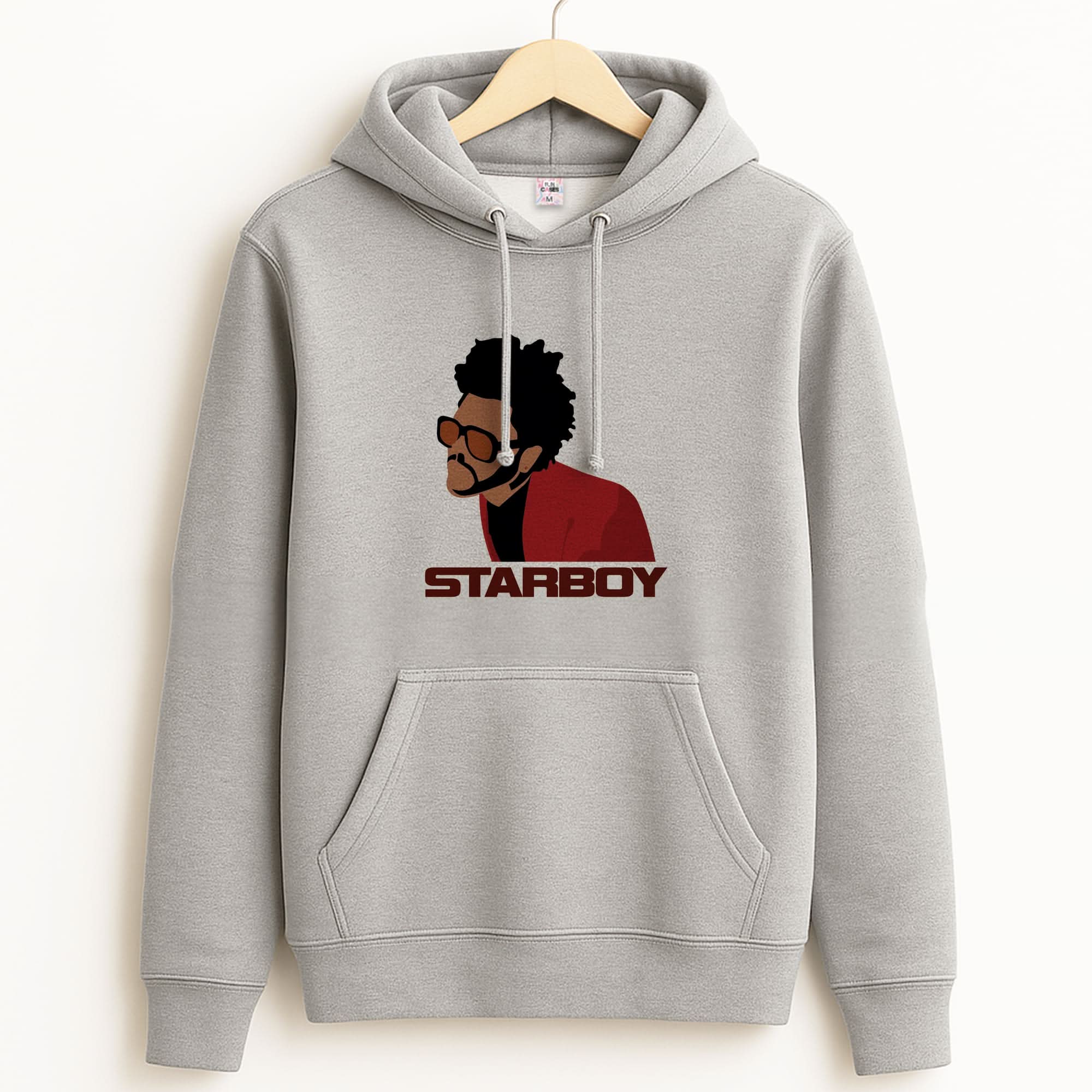 Starboy Singer Title Unisex Grey Hoodie