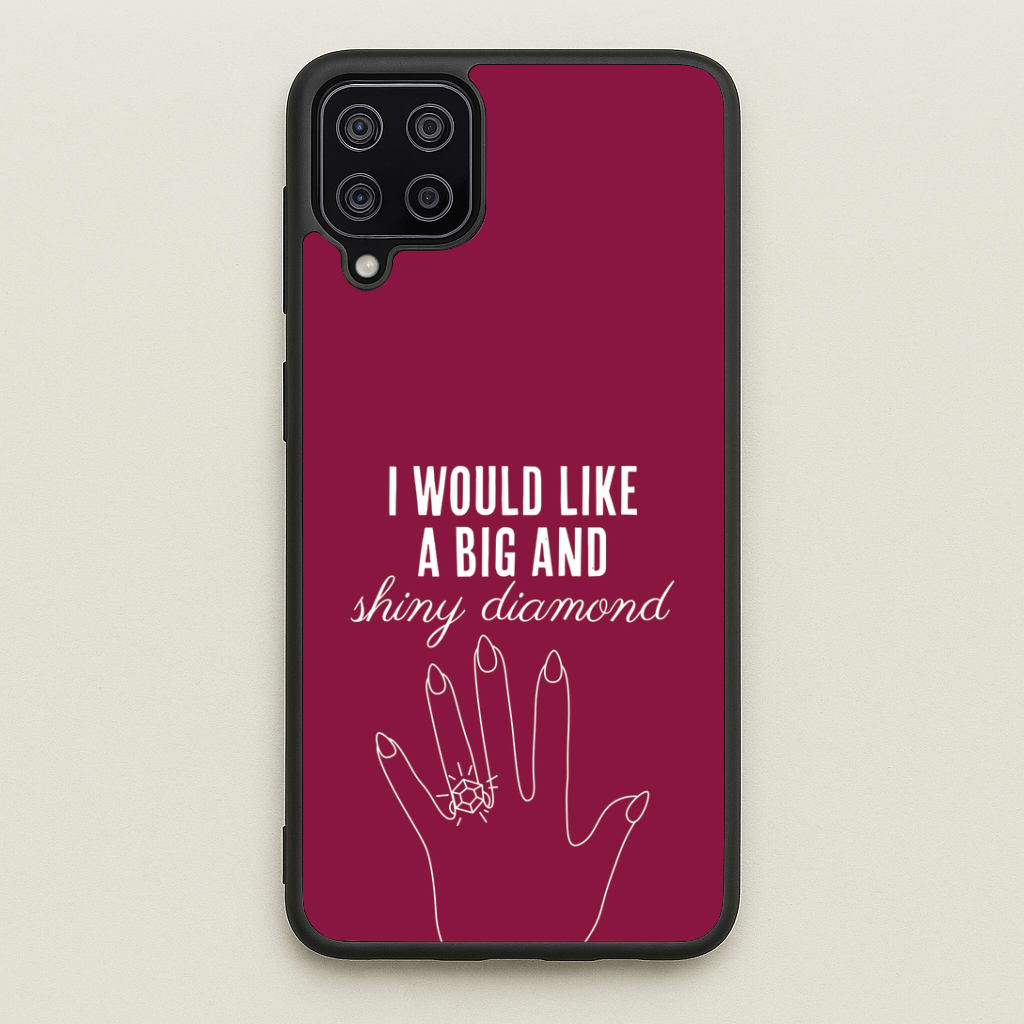 Shiny Diamond Galaxy A12 Case