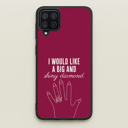 Shiny Diamond Galaxy A12 Case