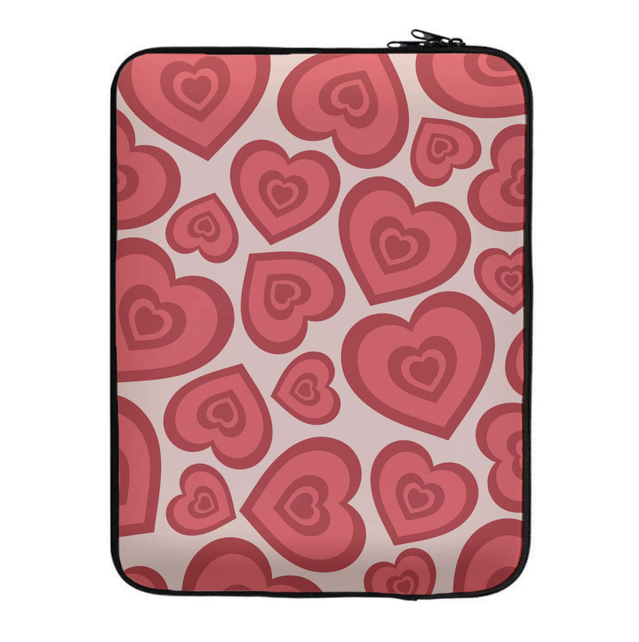 Valentine's Heart Pattern Laptop Sleeve