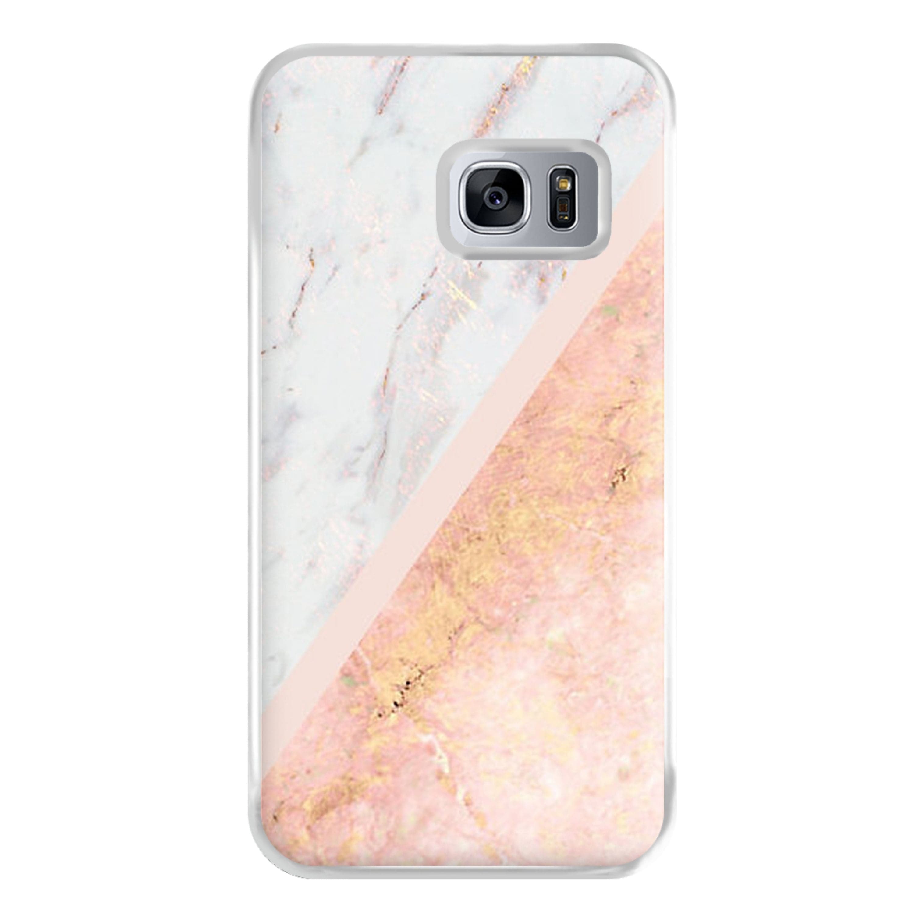 Marble and Rose Gold Phone Case