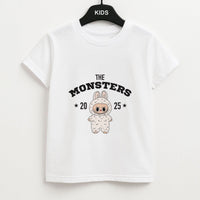 Cute Monster 2025 Pink Kids T-Shirt
