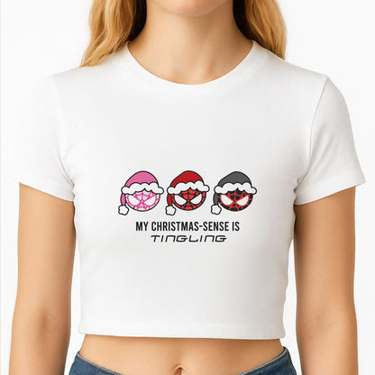 Spider Hero Christmas Sense Crop Top