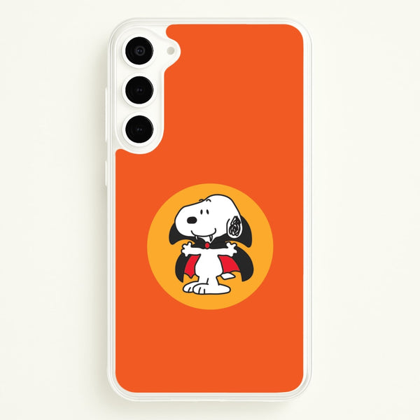 Cartoon Beagle Vampire Galaxy S23 Plus Case