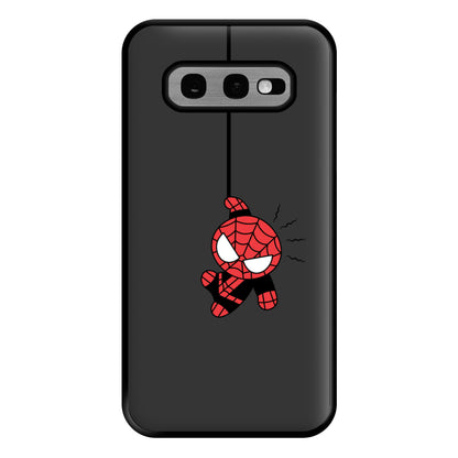 Gray Hanging Spider Hero Galaxy S10e Case