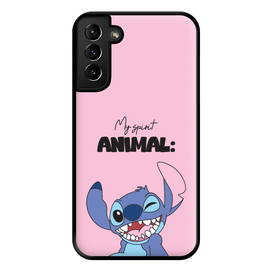 My Sprit Animal Blue Alien Galaxy S21 Plus Case