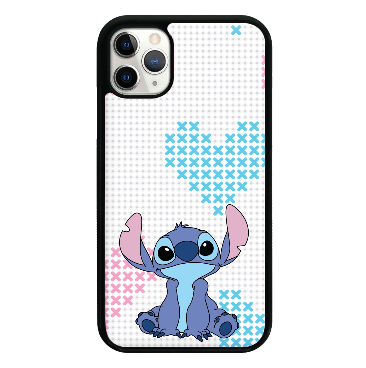 Blue Alien Hearts Phone Case