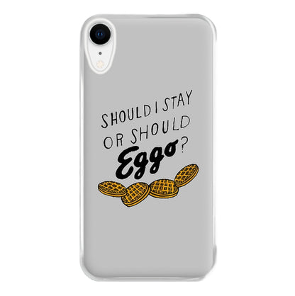 Should I Stay Or Should I Eggo Phone Case