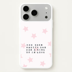 Pretty Sad Letter Beads iPhone 17 Pro Case