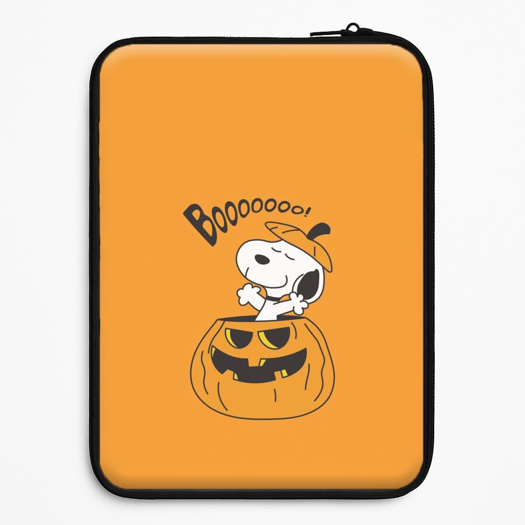 Cartoon Beagle Pumpkin Laptop Sleeve