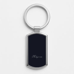 The Boy Is Mine Silver Metal Keyring